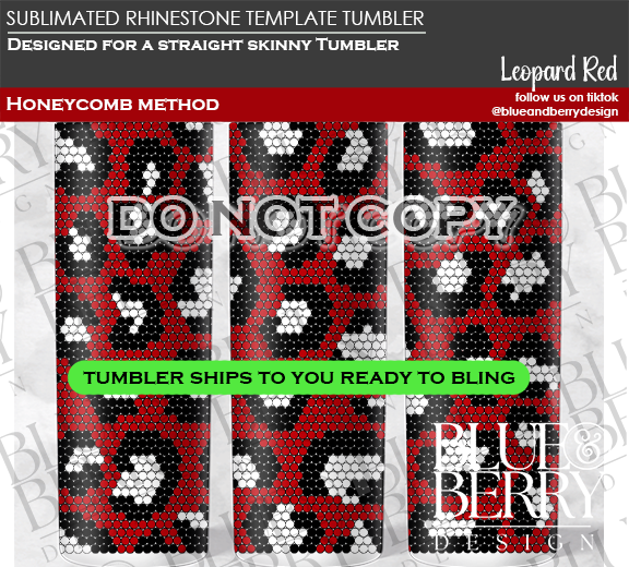 Leopard Red Template Tumbler – TEMPLATE TUMBLERS
