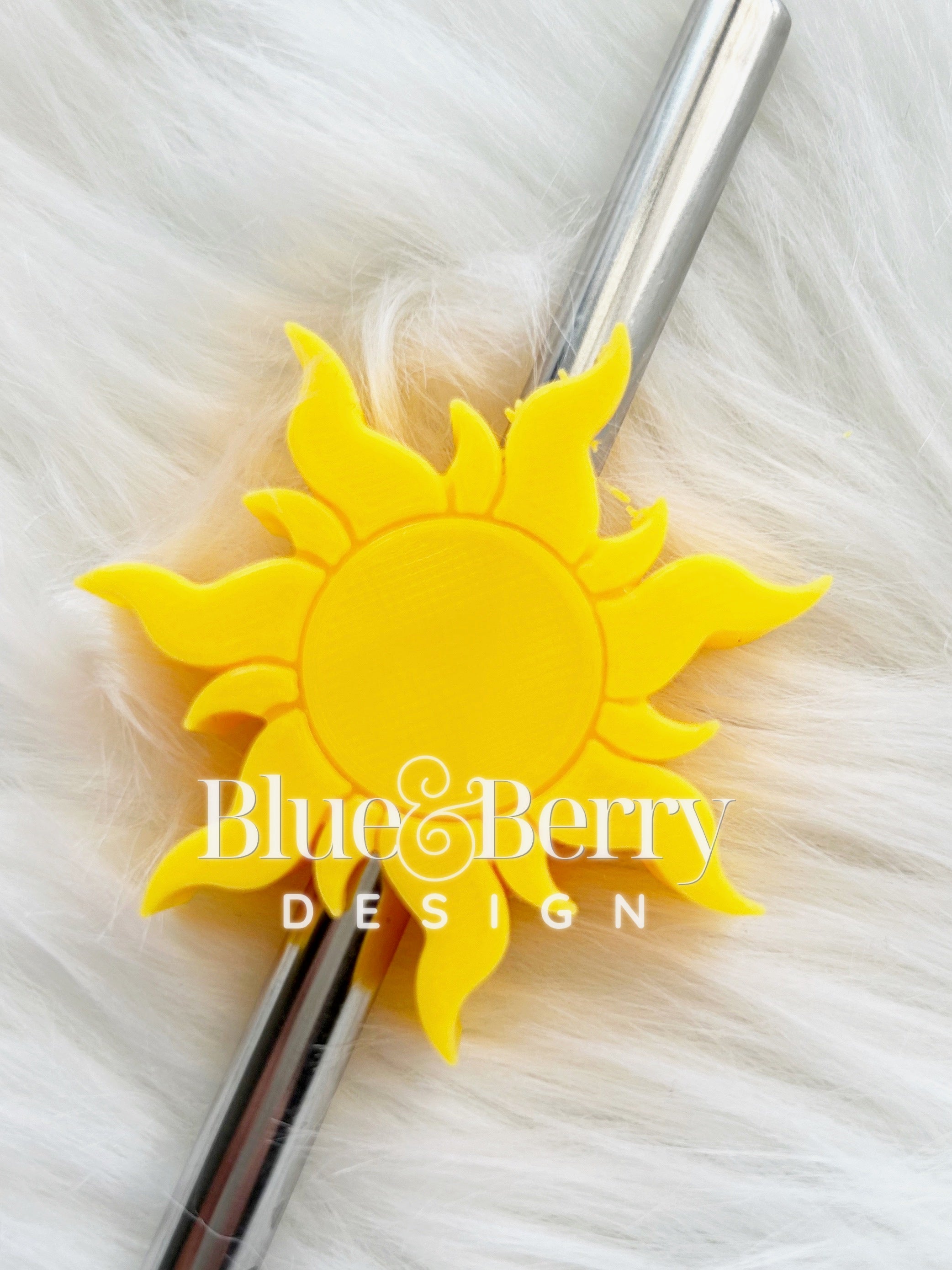 Sunshine Straw Topper TEMPLATE TUMBLERS