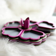 Flower Tray Olive Rose Silver