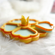 Flower Tray Orange Yellow Mint