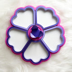 Load image into Gallery viewer, Flower Tray Hot Pink Dk Purple White

