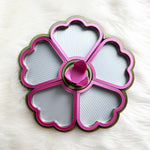 Load image into Gallery viewer, Flower Tray Olive Rose Silver
