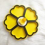 Load image into Gallery viewer, Flower Tray  Yellow Black White
