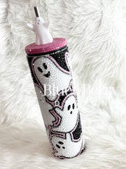 Ghost Shipped Tumbler NO rhinestone grid