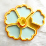 Load image into Gallery viewer, Flower Tray Orange Yellow Mint
