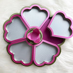 Load image into Gallery viewer, Flower Tray Olive Rose Silver
