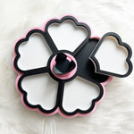 Load image into Gallery viewer, Flower Tray Black White Pink
