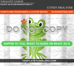 Load image into Gallery viewer, Frog Template Tumbler
