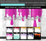 Load image into Gallery viewer, Drip Pack #1 - Digital - 10 Drip color options
