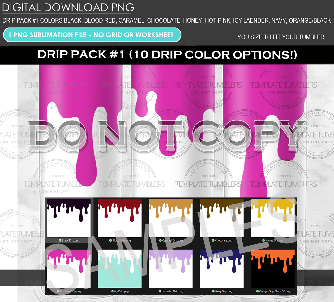 Drip Pack #1 - Digital - 10 Drip color options