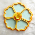 Load image into Gallery viewer, Flower Tray Orange Yellow Mint
