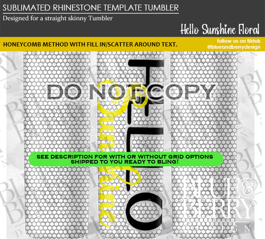 Hello Sunshine Template Tumbler