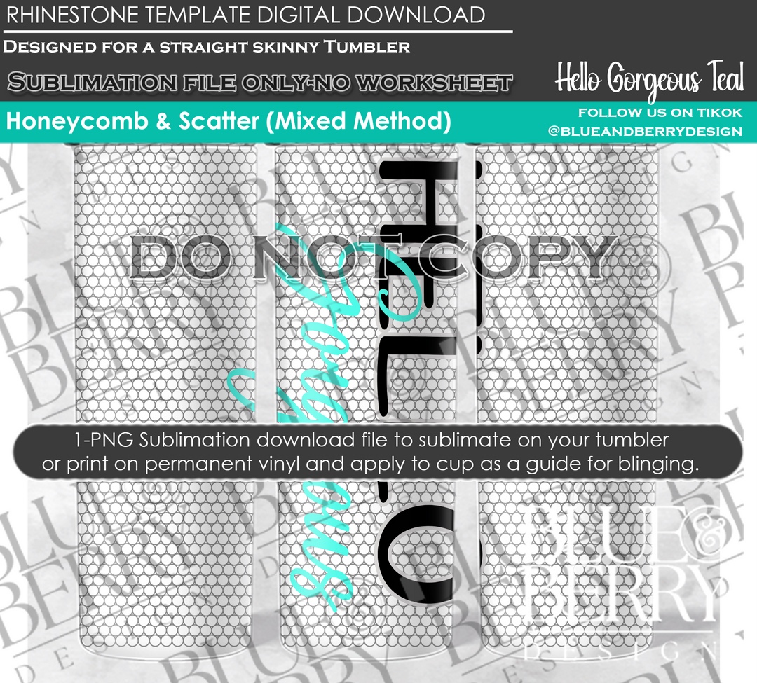 Hello Gorgeous Digital Download Template Only