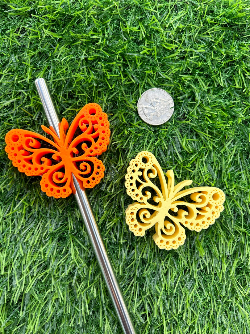 Butterfly Large Straw Topper