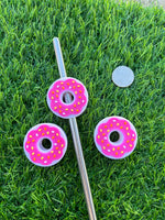 Load image into Gallery viewer, Doughnut Straw Topper
