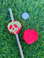 Load image into Gallery viewer, Poison Apple Straw Topper
