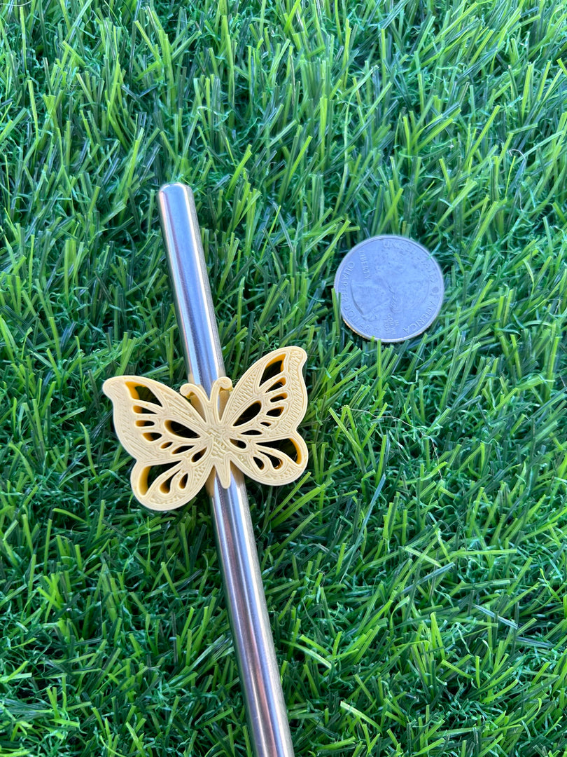 Butterfly Straw Topper