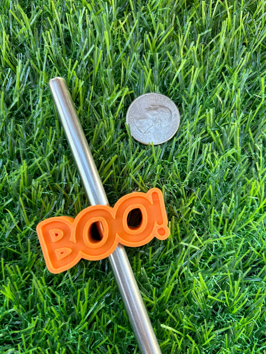 Boo! Straw Topper