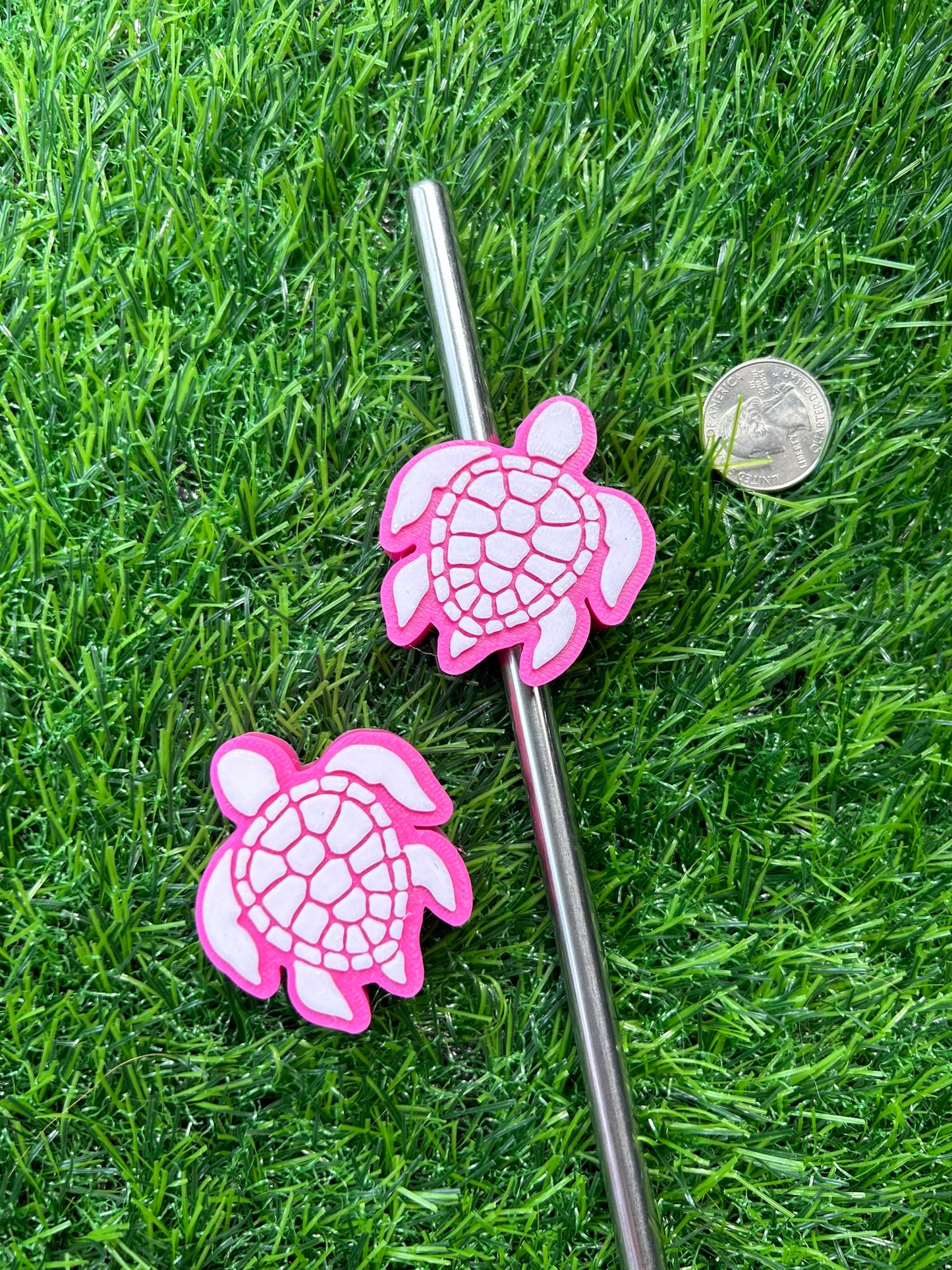 Turtle Straw Topper