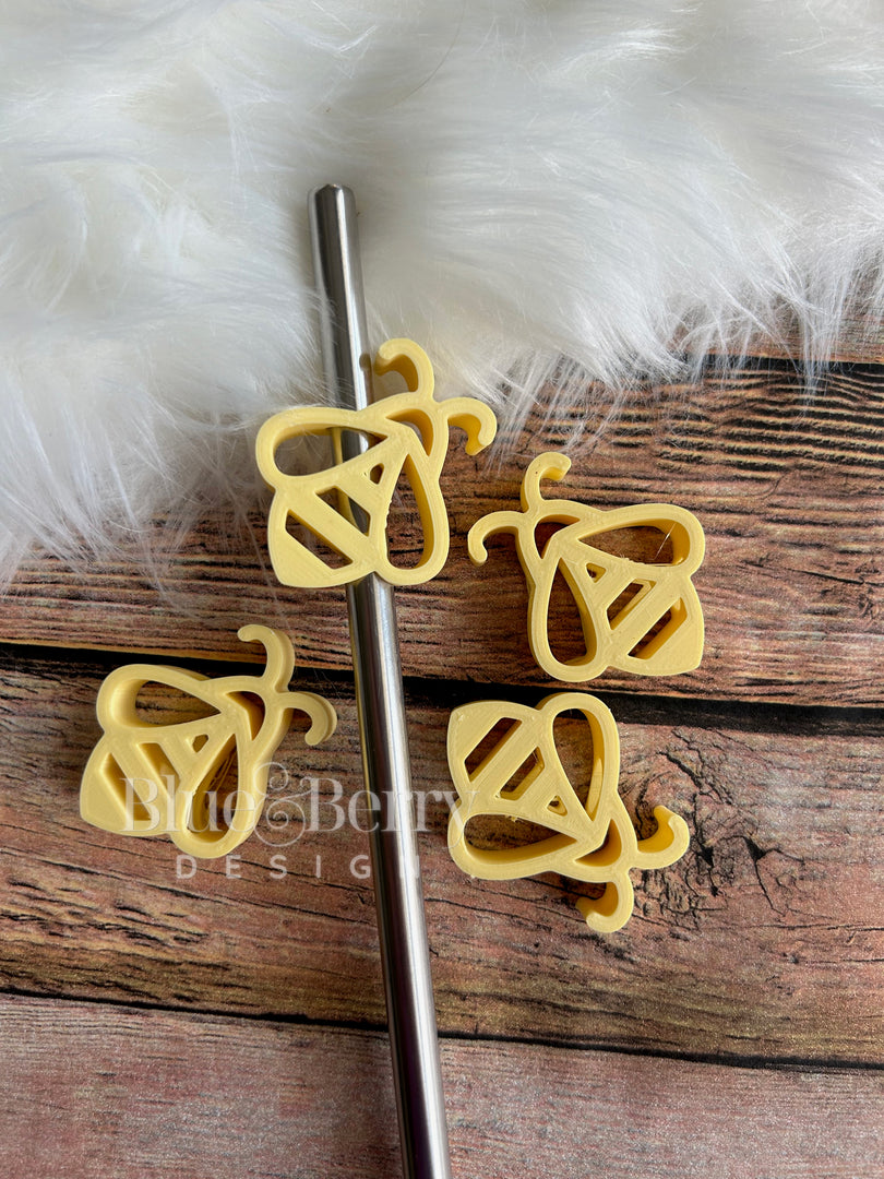 Bee Outline Straw Topper