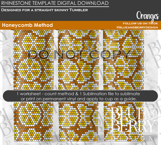 Oranges Digital Download Template