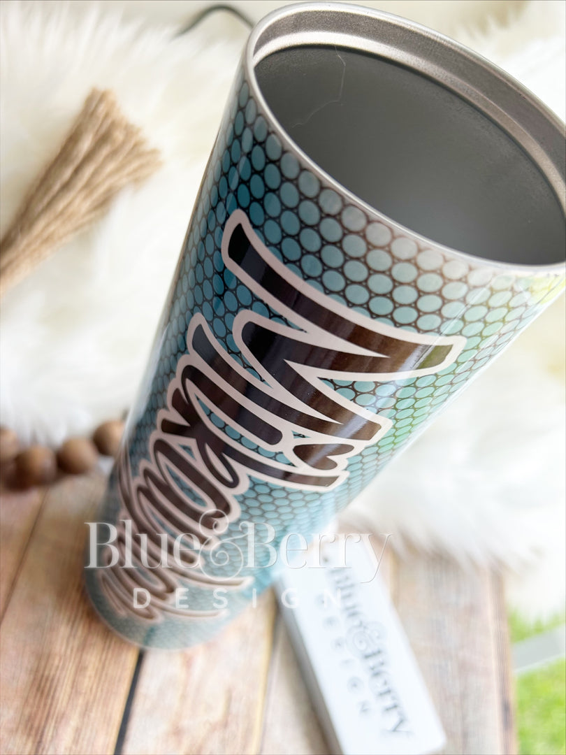 Custom Name Template Tumbler