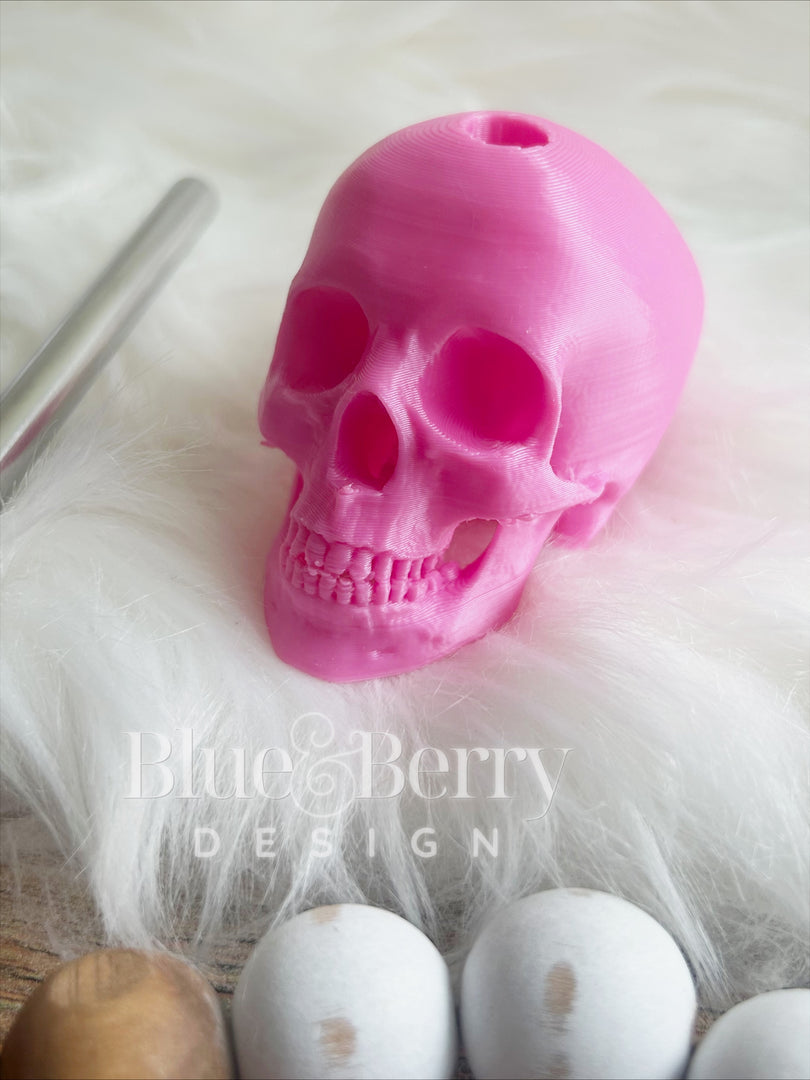 Skull Straw Topper