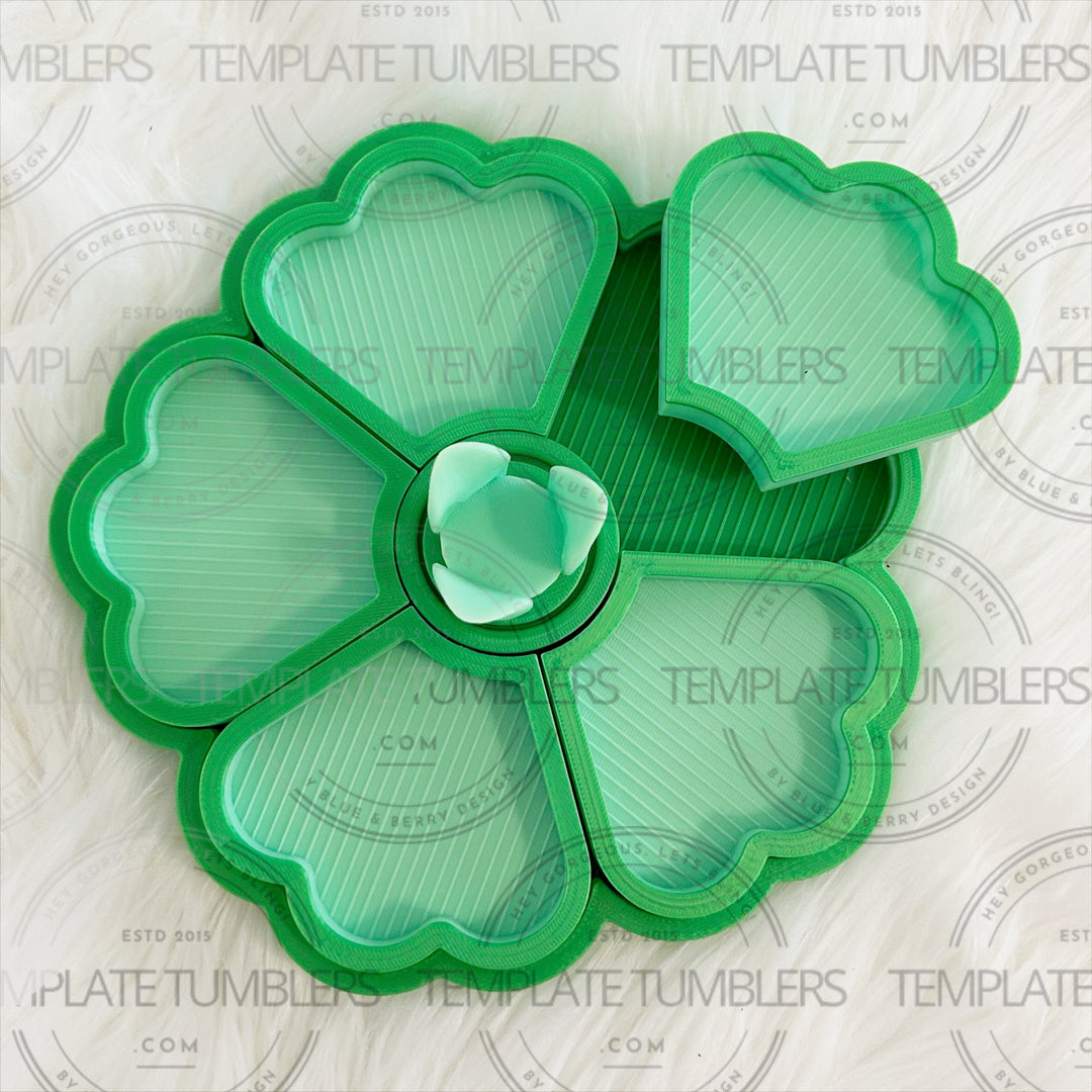 Flower Tray Green & Mint