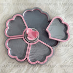 Load image into Gallery viewer, Flower Tray Pink Grey White
