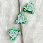Load image into Gallery viewer, Frog 2 Straw Topper
