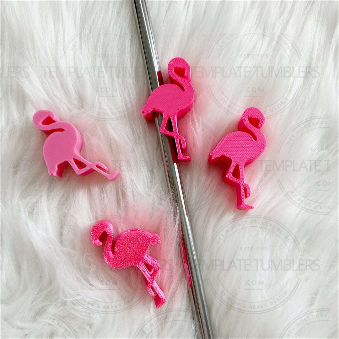 Flamingo Straw Topper