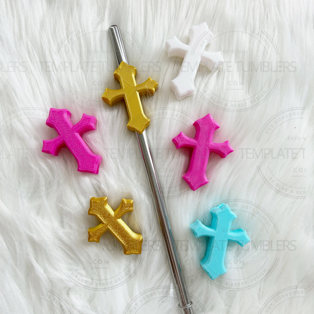 Cross Straw Topper