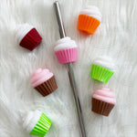 Load image into Gallery viewer, Cupcake Swirl Straw Topper
