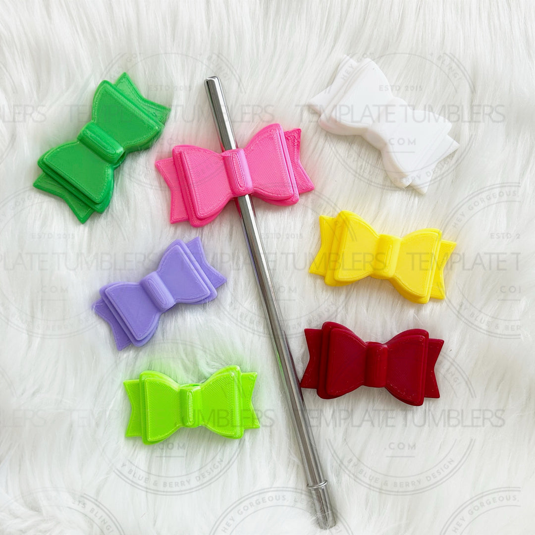 Bow Straw Topper