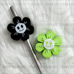 Load image into Gallery viewer, Smiley Flower Straw Topper
