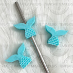 Load image into Gallery viewer, Mermaid Tail Straw Topper
