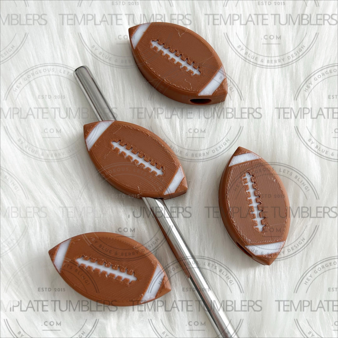 Football Straw Topper