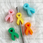 Load image into Gallery viewer, Awareness Ribbon Straw Topper
