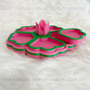 Flower Tray Barbie Pink Green