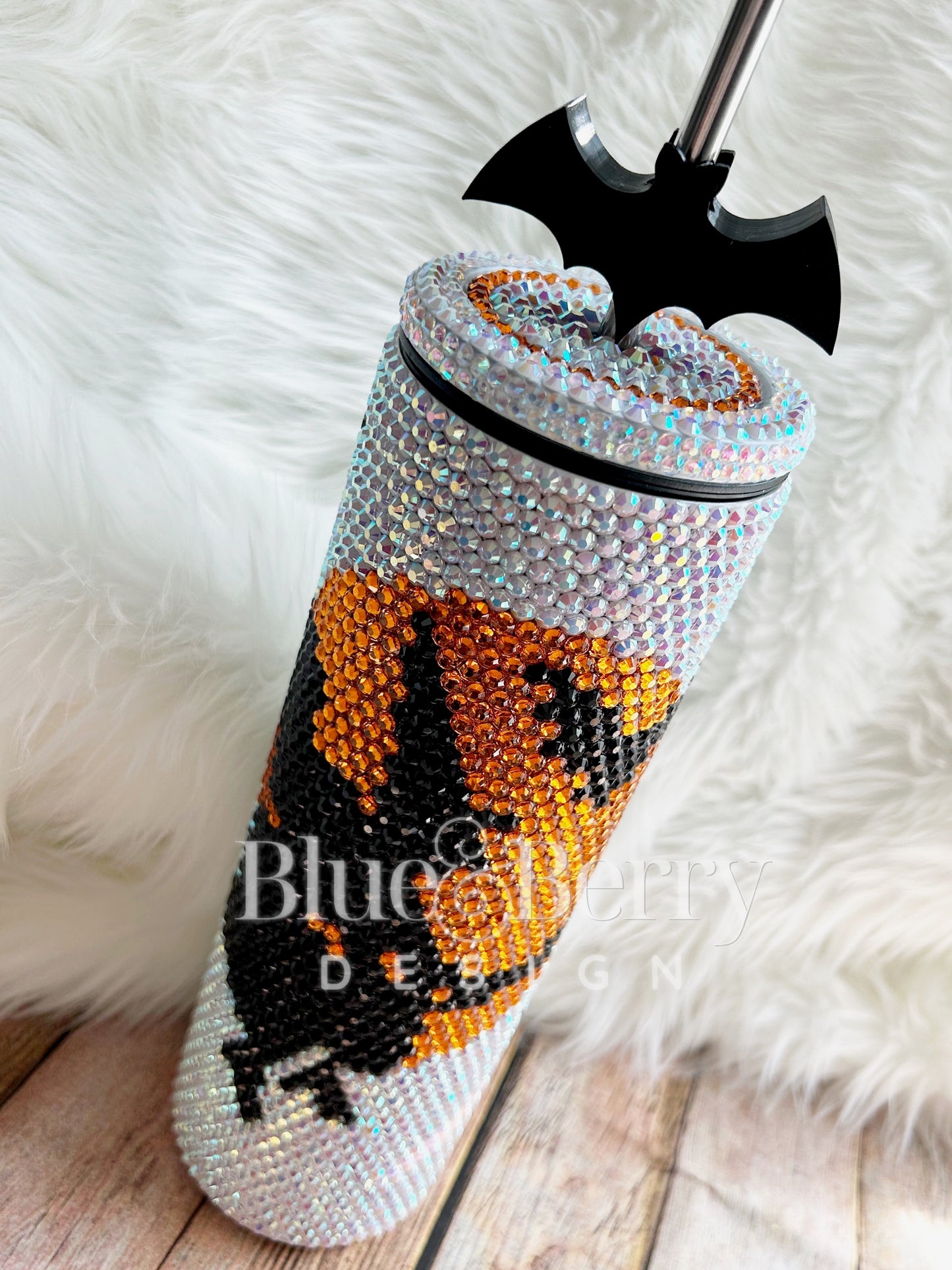 Moonlight Witch Rhinestone Tumbler 30oz