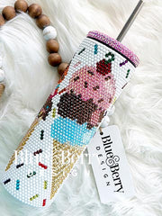 Ice Cream Cones Template Tumbler