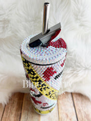 True Crime Rhinestone Tumbler 30oz