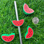 Load image into Gallery viewer, Watermelon Slice Straw Topper
