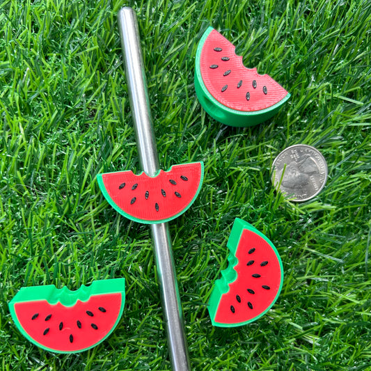 Watermelon Slice Straw Topper