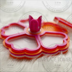 Load image into Gallery viewer, Flower Tray Orange/Pink/White
