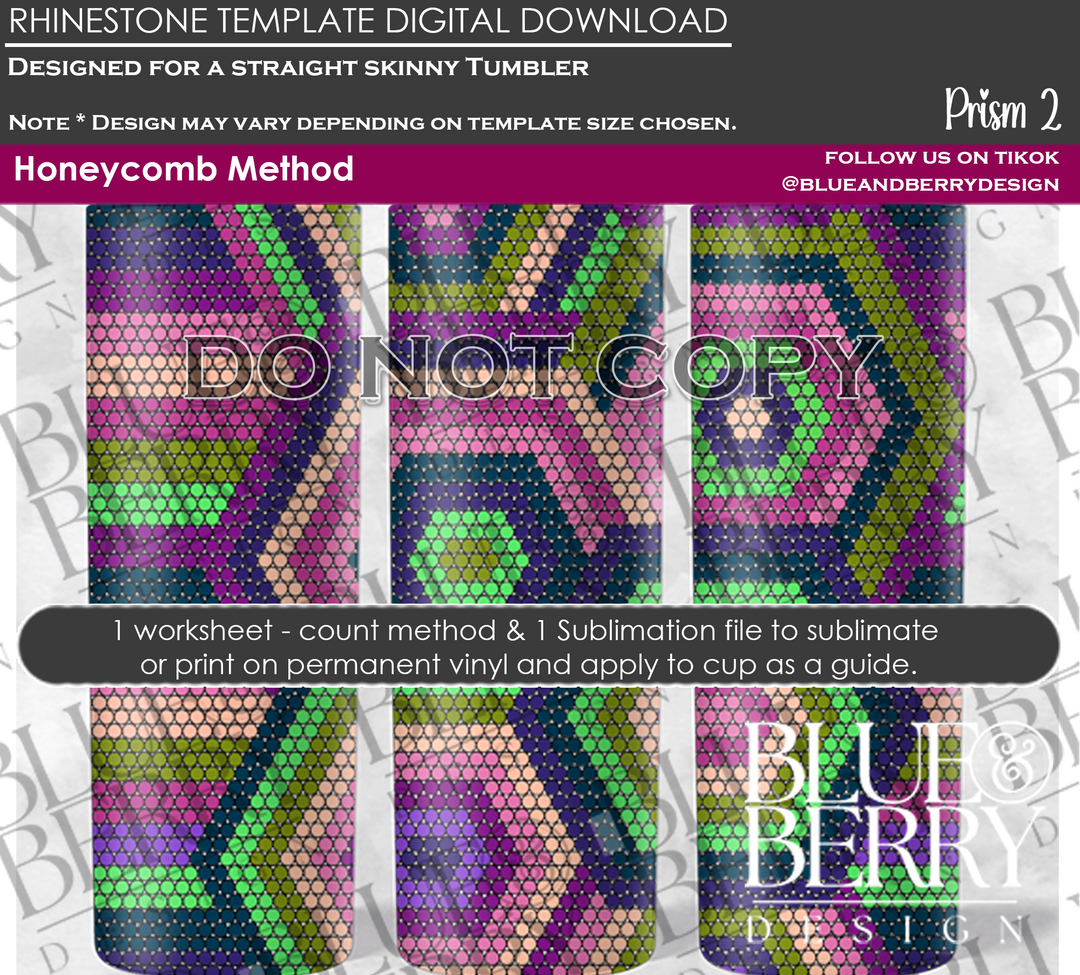 Prism Digital Download Template 2 Colors