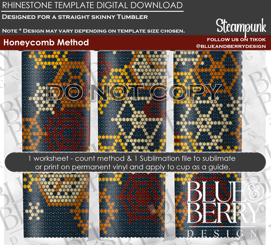 Steampunk Digital Download Template