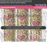 Load image into Gallery viewer, Sweet Hearts Pink Digital Download Template
