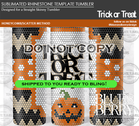 Trick or Treat Template Tumbler