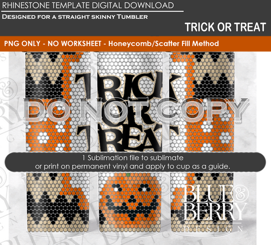 Trick or Treat Digital Download Template